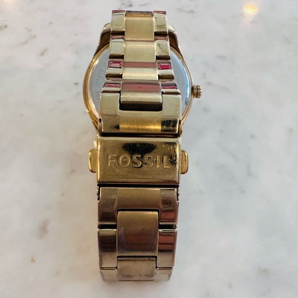 Fossil Multifunction Gold Stainless Steel Watch - Picture 3 of 5